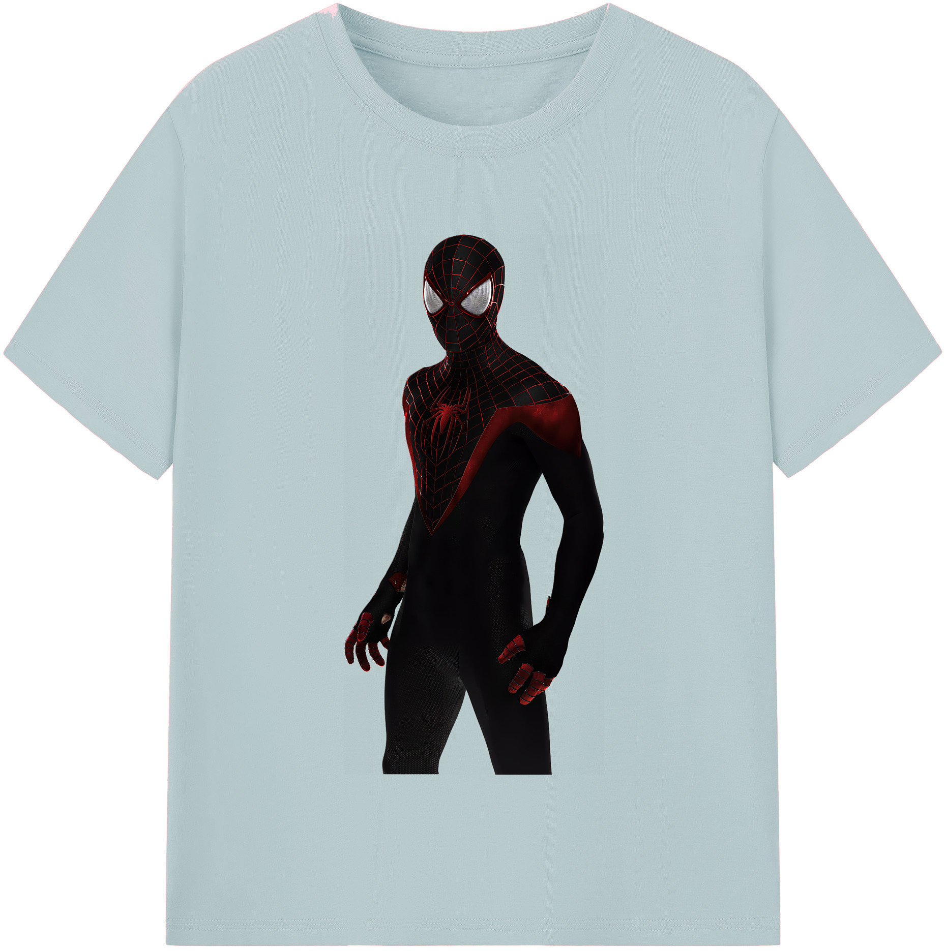 （画像用） Spider Man スパイダーマン 綿100％半袖Tシャツ（フロントプリント）